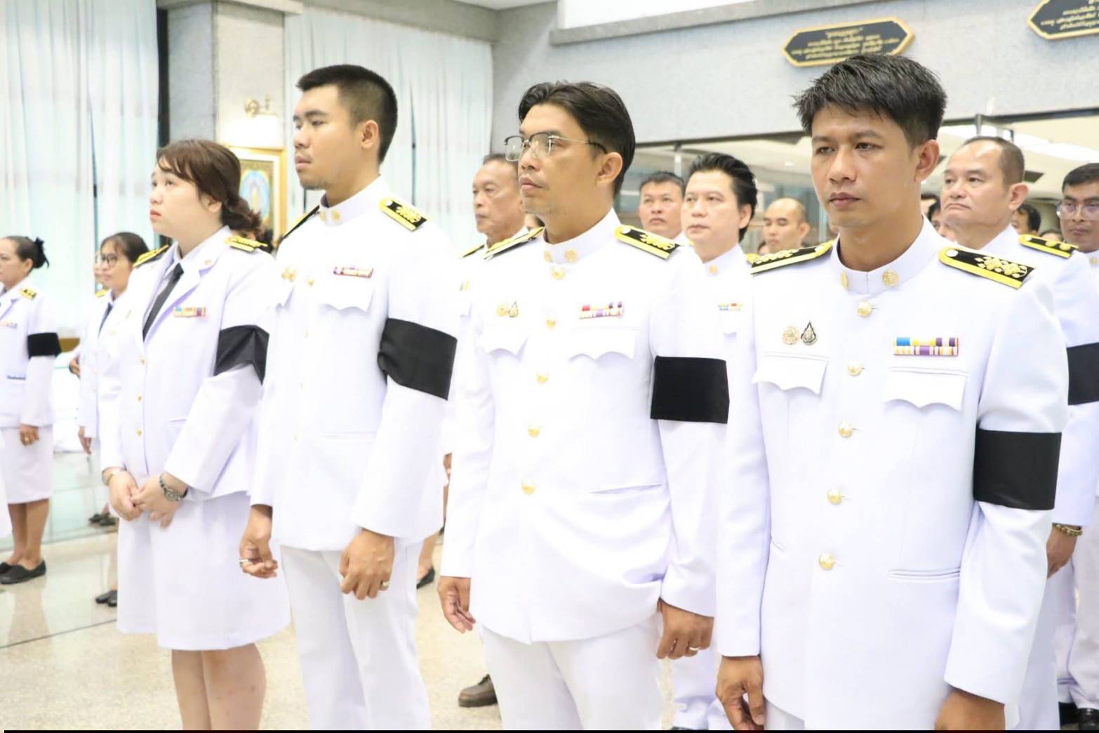 title - ศพส. จัดพิธีลงนามแสดงความอาลัยถวายแด่สมเด็จพระเจ้าลูกเธอ เจ้าฟ้าพัชรกิติยาภา นเรนทิราเทพยวดี กรมหลวงราชสาริณีสิริพัชร มหาวัชรราชธิดา ณ ศาลาพระมิ่งขวัญ ศูนย์ส่งเสริมและพัฒนาอาชีพเสริมนอกภาคการเกษตร (ศูนย์ศิลปาชีพบางไทรฯ (เดิม))